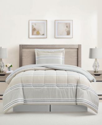Aiden Striped 8-Pc. Comforter Sets