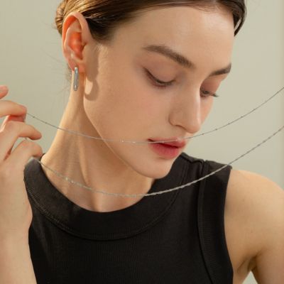 Sterling Silver Savannah Basic Chain Necklace