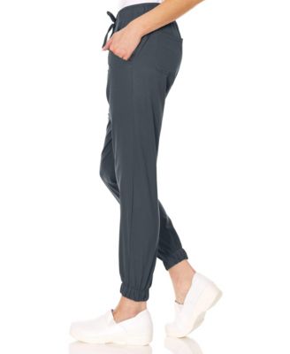 Plus Size Leah 5-Pocket Stretch Cargo Jogger Scrub Pants Yellow 3X Large