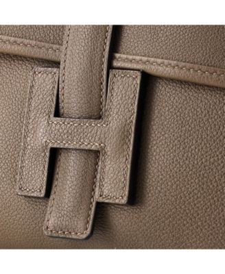 Pre-Owned Hermes 29 Jige Elan Clutch Evercolor