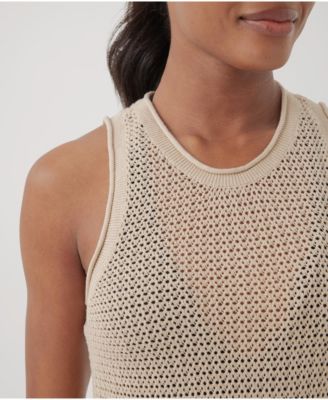 売れ筋商品|||パクト パーカー・スウェットシャツ アウター レディース Women's Organic Cotton Beachside Linen Crochet Cover-Up Sandshell Pact Women's Organic Cotton Beachside Linen Crochet Cover-Up