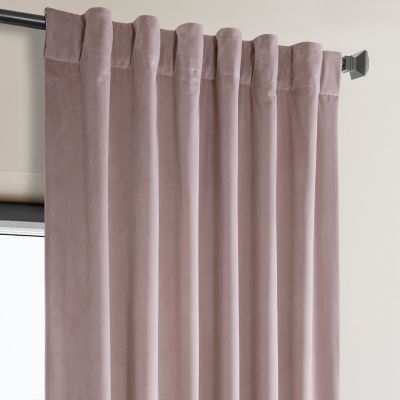 Heritage Plush Velvet Room Darkening Curtain