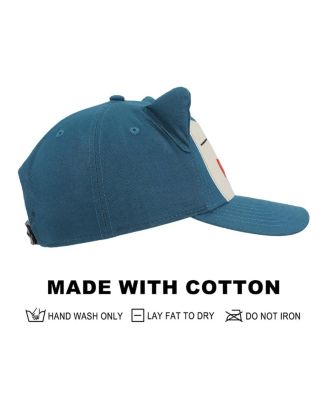 Men's Face Snorlax Adult Blue Traditional Adjustable Hat