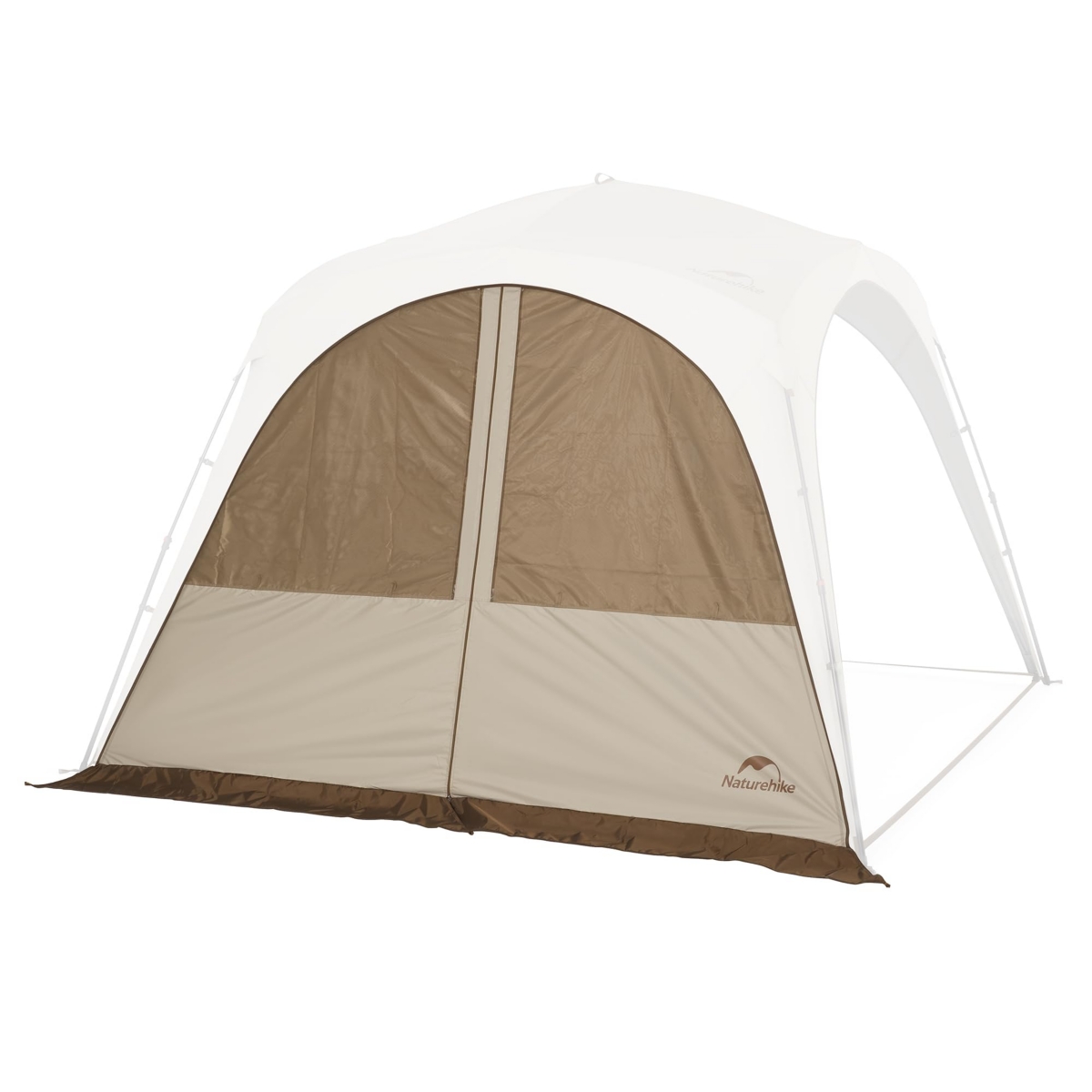 Cloud Boundar Tent Door Curtain for 4-sided Canopy Tent, Sun Shelter Accessory, Windproof & Privacy Screen for Camping Canopy Tent - Sand g