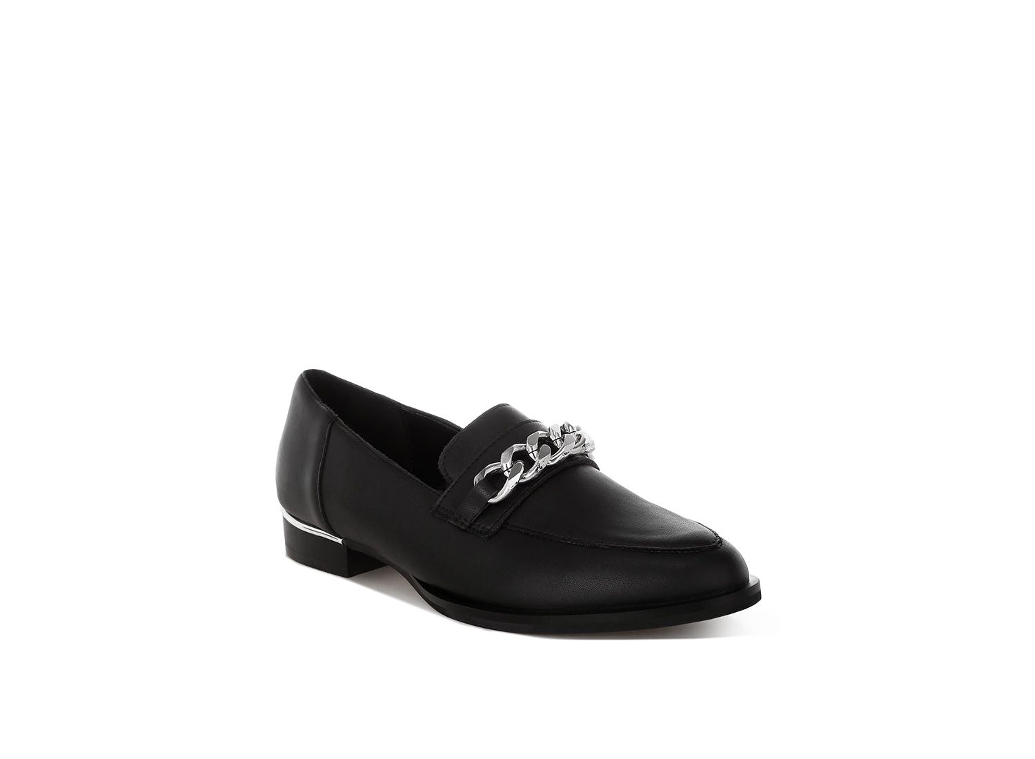 Rag and Co Womens Pola Leather Horsebit Loafers