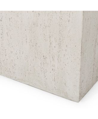 Outdoor Style Stone-Like Rectangular Concrete Planter