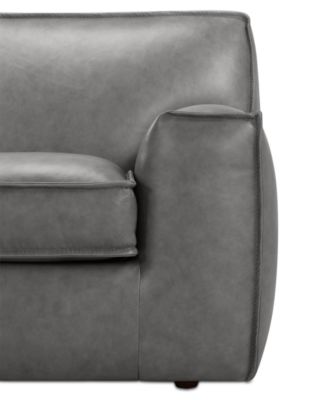 Glympton 110" Leather Sofa, Exclusively at Macy's