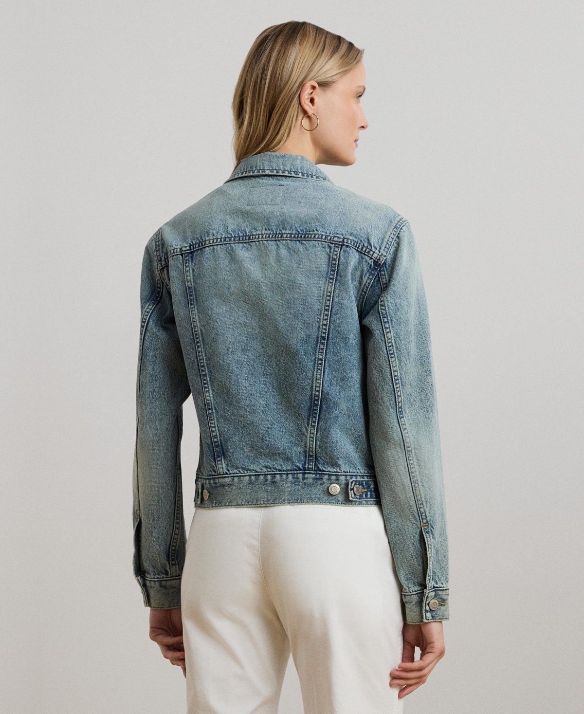 RALPH LAUREN WOMEN'S DENIM TRUCKER JACKET 