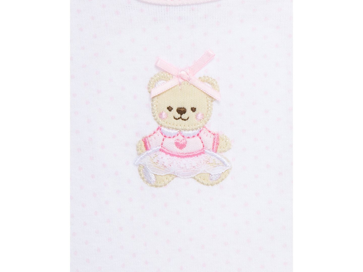Детский хлопковый подарочный набор Little Me Sweet Bear для девочки, 6 предметов, цвет: Розовый — фото 6