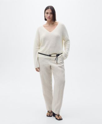 Women's V-Neck Knit Sweater