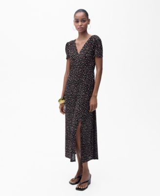 MANGO - Women's Midi Floral Dress