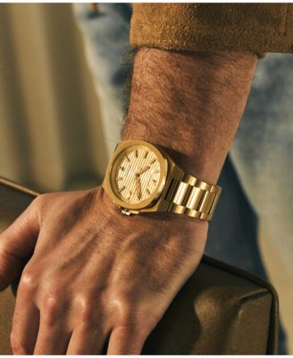 Men's Odyssey II Automatic Gold Tone Stainless Steel Bracelet Watch, 40mm