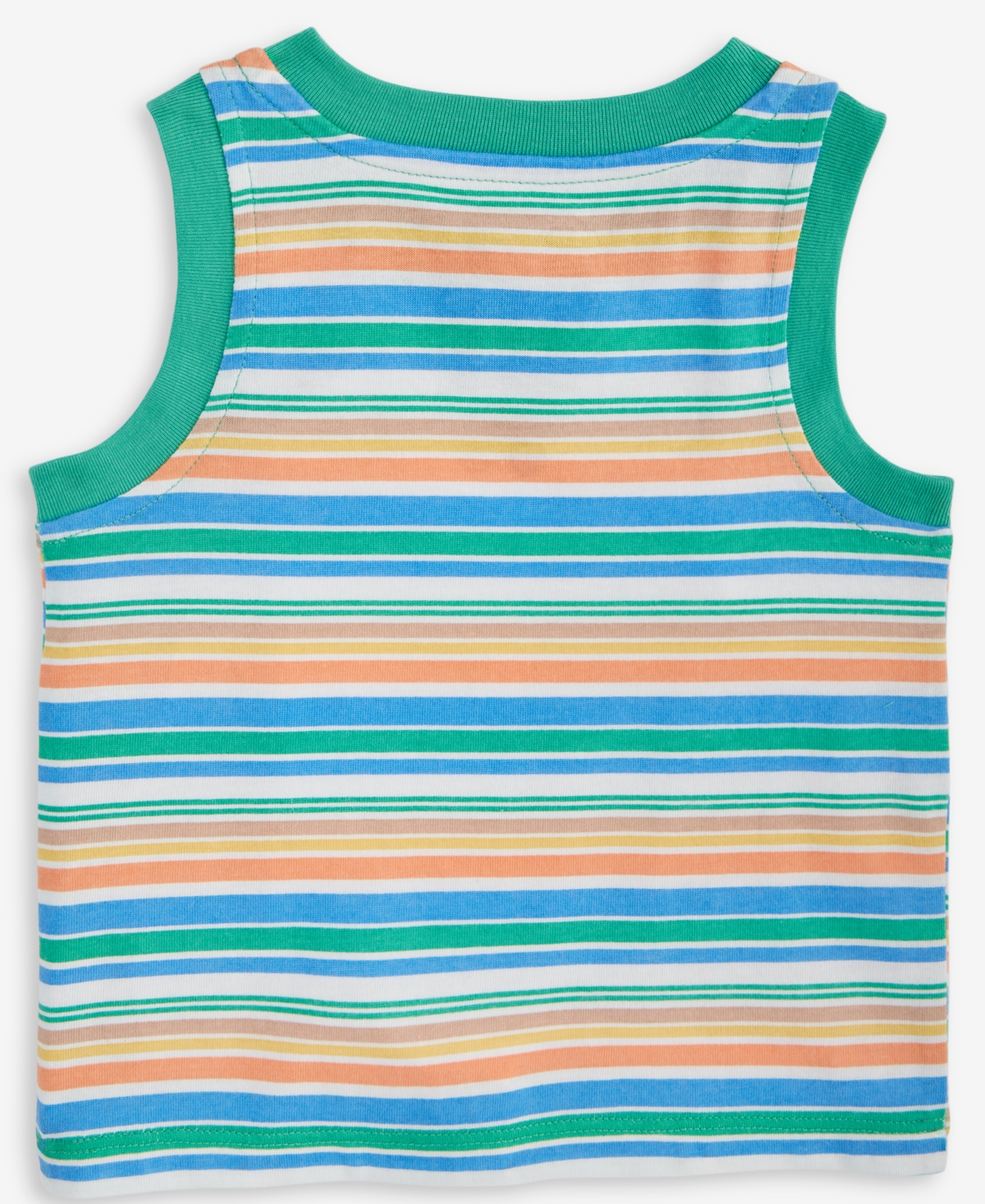 First Impressions Baby Boys Striped Henley Tank Top, Exclusively At Macy's