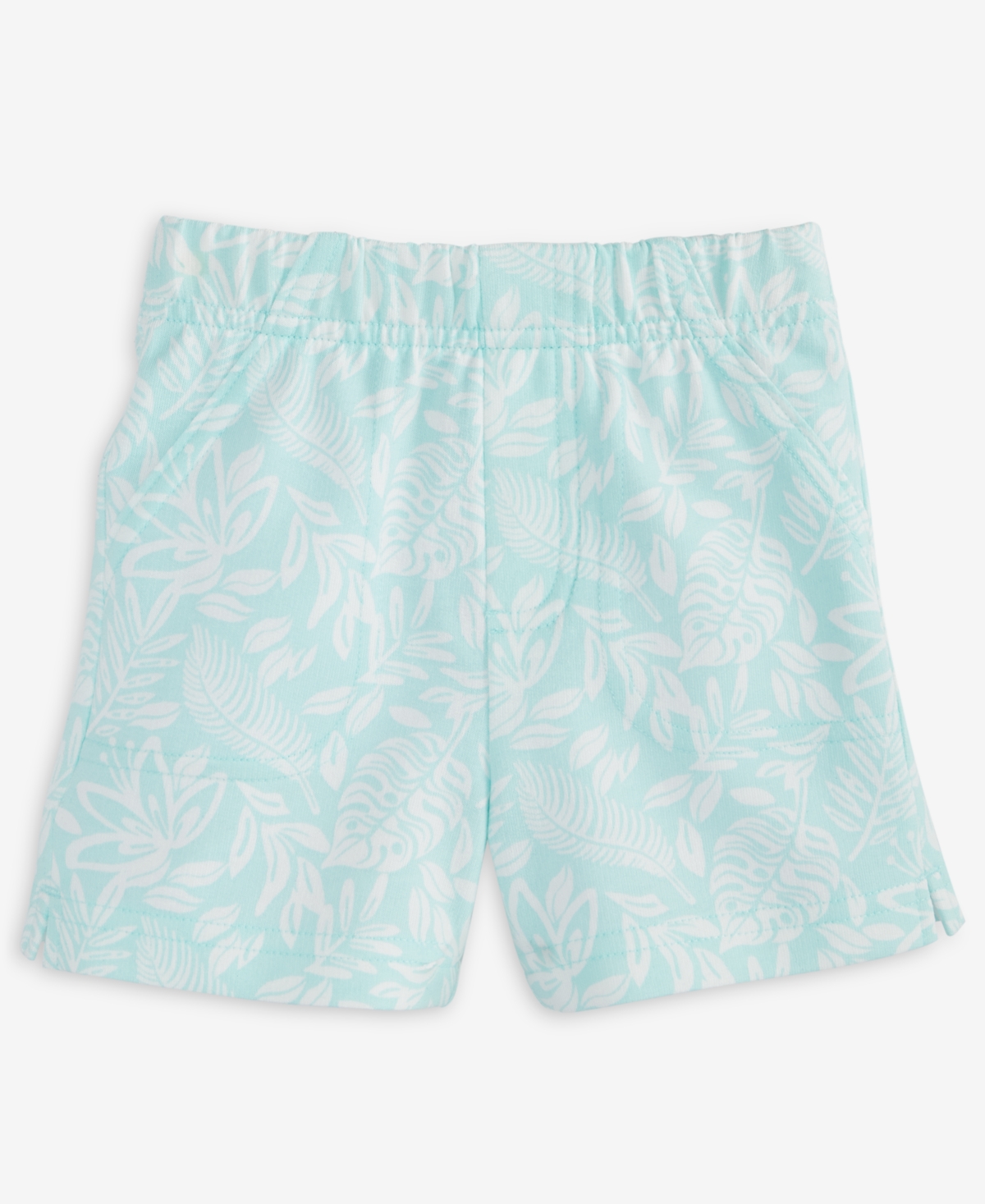 First Impressions Baby Boys Tonal Leaf-print Shorts, Exclusively At Macy's