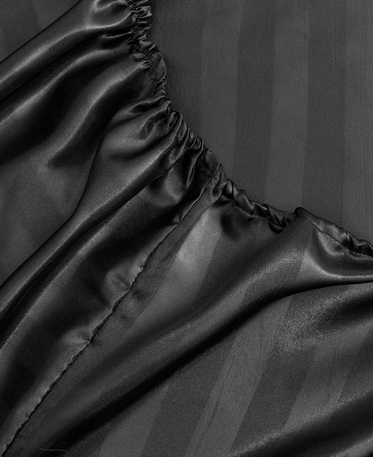 Shop Juicy Couture Satin Damask 4-pc. Sheet Set, Queen In Black