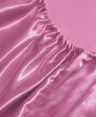 Satin Damask 3-Pc. Sheet Set, Twin XL