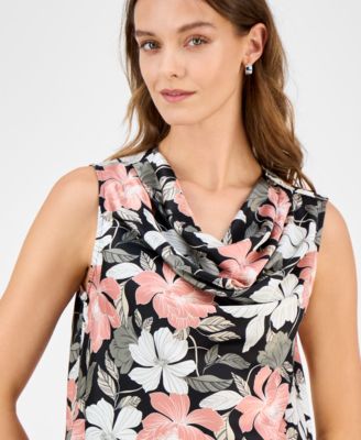 Women's Cowlneck Sleeveless Top