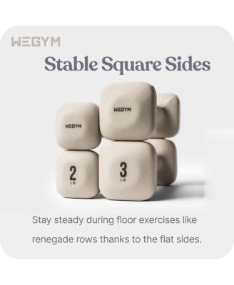 SafeGrip Dumbbells Lower Set - 2, 3, 5, 8 lbs