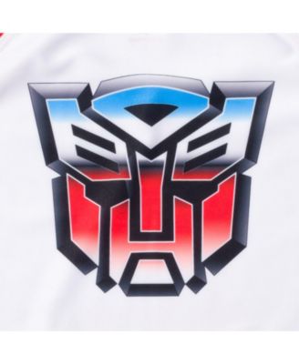 Boys Megatron Optimus Prime Bumblebee Rash Guard and Swim Trunks Outfit Set to