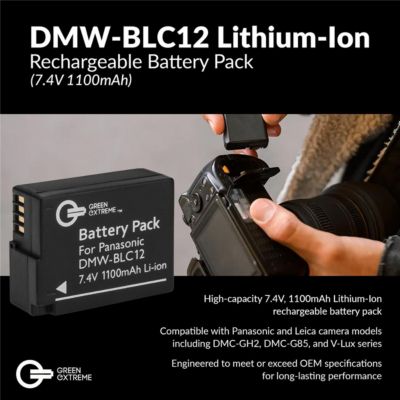 LUMIX DMC-G85 Mirrorless Camera w/12-60mm f/3.5-5.6 LUMIX G OIS Lens Bundle with Memory Card, Bag, Microphone, Tripod, Battery, Charger,