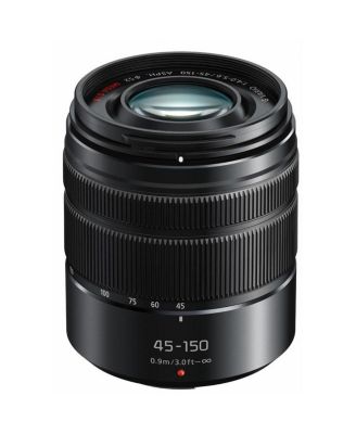 LUMIX DMC-G85 Mirrorless Camera with 12-60mm f/3.5-5.6 Lens, Bundle with 45-150mm f/4.0-5.6 Lens, Black, 32GB UHS-I SDHC Memory Card,