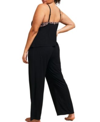 Eloisa Women's Plus-Size Tank Top & Pants Pajama Set