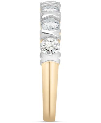 Diamond Band Ring (1 ct. t.w.) in 14k Yellow Gold