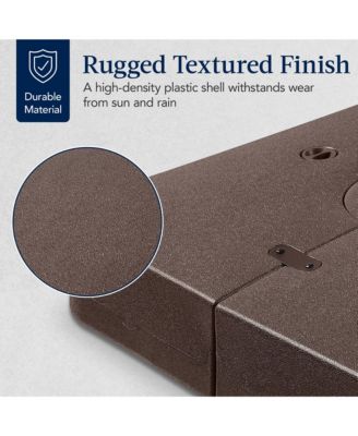 330lb Capacity Fillable Heavy-Duty Outdoor Cantilever Umbrella Base w/ Easy-Fill Spouts