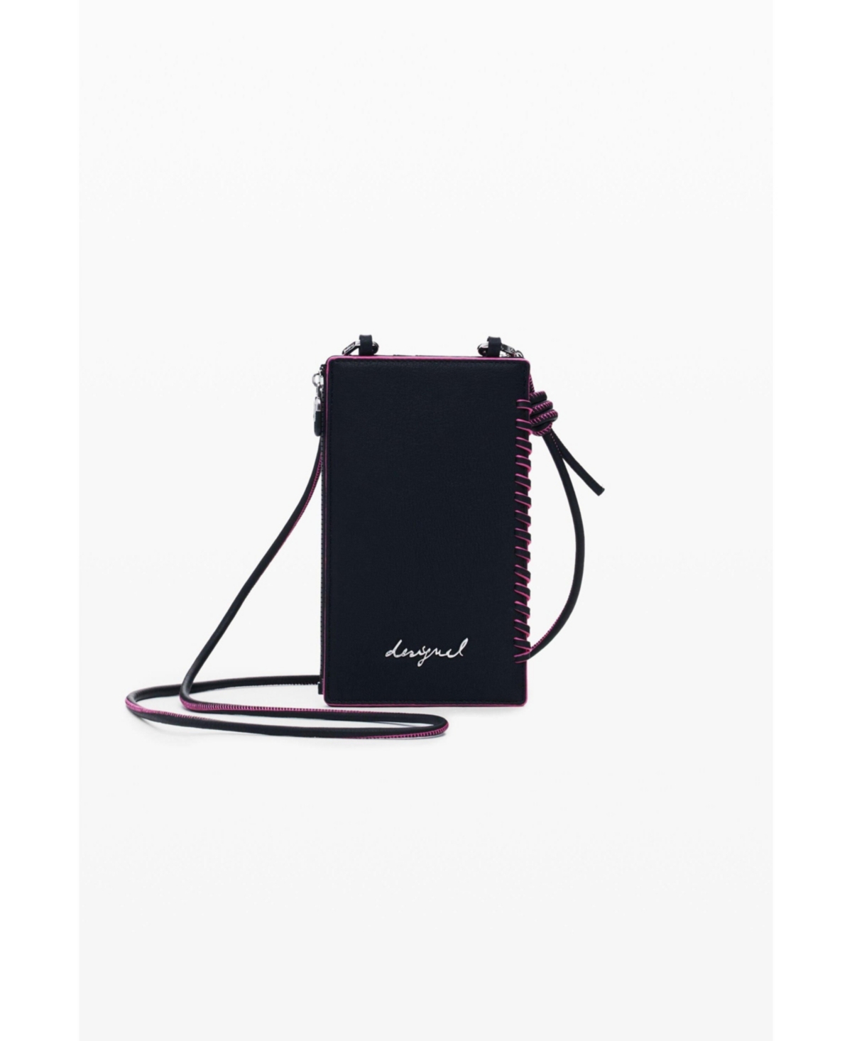 Women's Braided mobile holder - Black