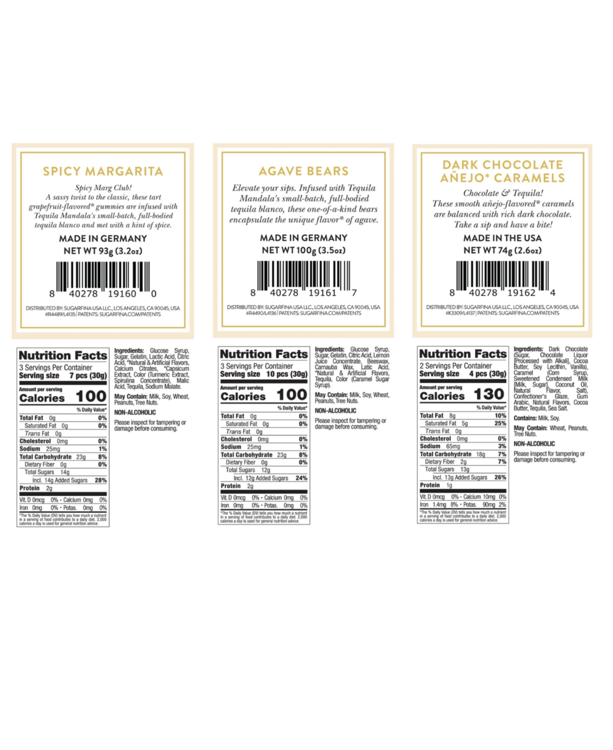 Sugarfina It's Time For Tequila Bundle, 2 Pieces