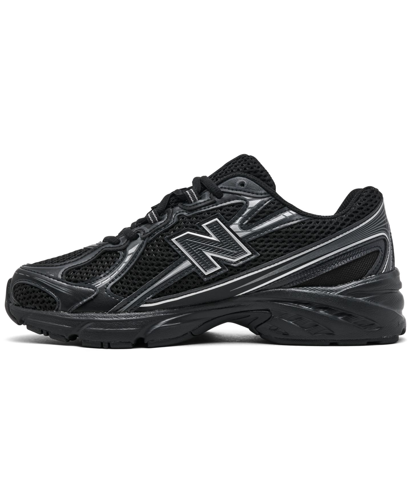 Детские повседневные кроссовки New Balance 740, цвет: Чёрный — фото 3