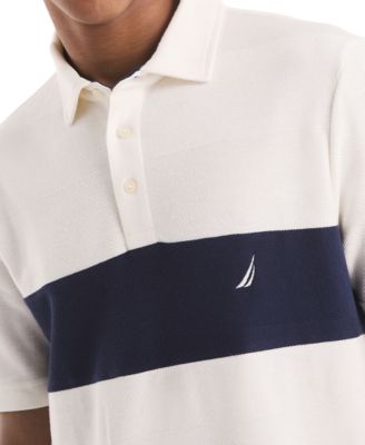 Men's Classic-Fit Herringbone Polo Shirt