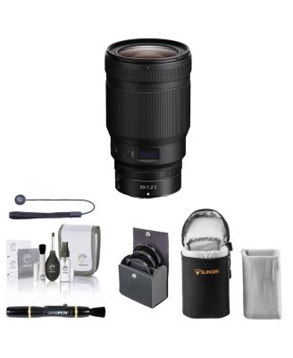 NIKKOR Z 50mm f/1.2 S Lens, Bundle with ProOptic 82mm Filter Kit, Soft Lens Case, Lens Cleaner, Cleaning Kit, Universal Lens Cap Tether