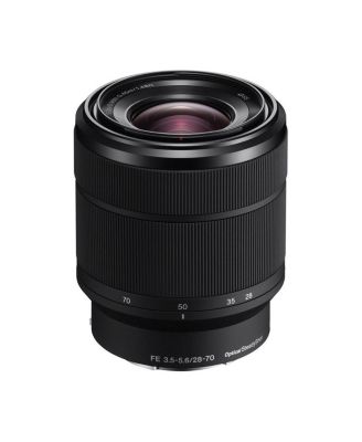 FE 28-70mm f/3.5-5.6 OSS Lens, Black, Bundle with 55mm Digital Essentials Filter Kit and 15x15" Lens Wrap