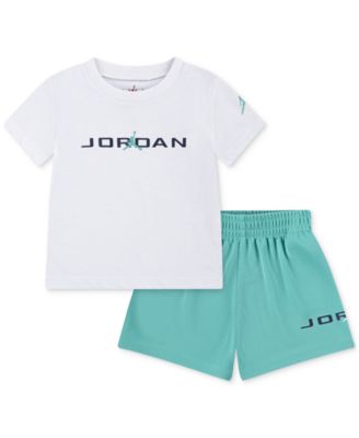 Jordan - Baby Boys Baseline T-Shirt & Mesh Shorts, 2 Piece Set