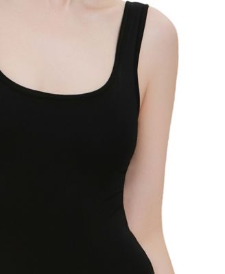 Women's U Neck Sleeveless Bodysuit Top
