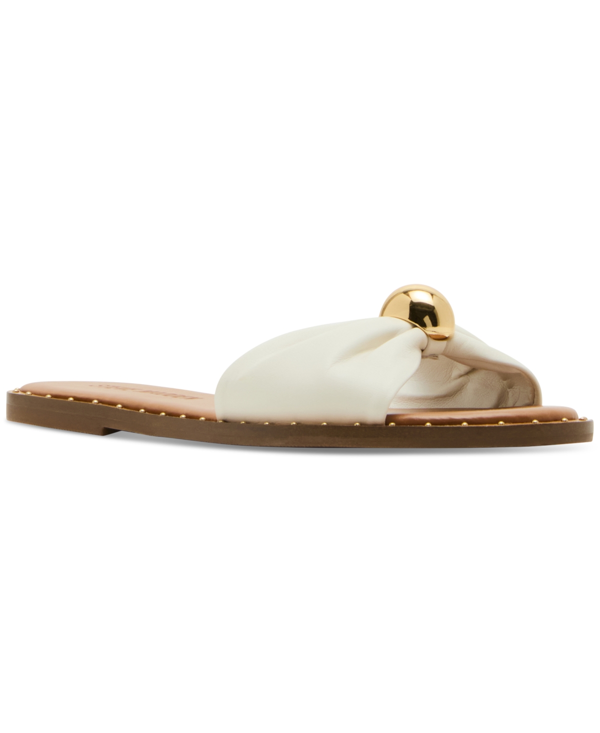 Steve Madden Women's Dipsy Knotted Embellished Slide Sandals