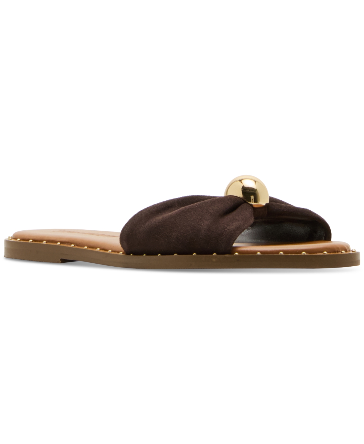 Steve Madden Women's Dipsy Knotted Embellished Slide Sandals