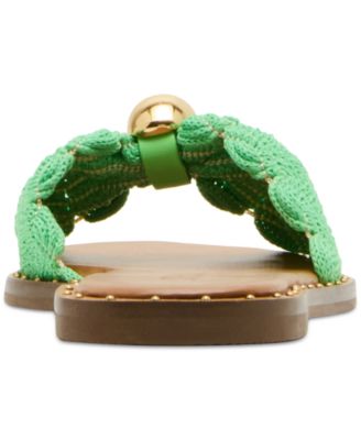 Women's Dipsy Knotted Embellished Slide Sandals