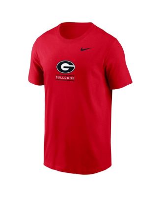 Men's Red Georgia Bulldogs 2-Hit T-Shirt