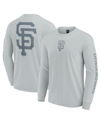 Fanatics - Men's Gray San Francisco Giants Elements Strive Long Sleeve T-Shirt