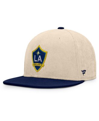 Fanatics - Men's Cream LA Galaxy Tempo Corduroy Snapback Hat