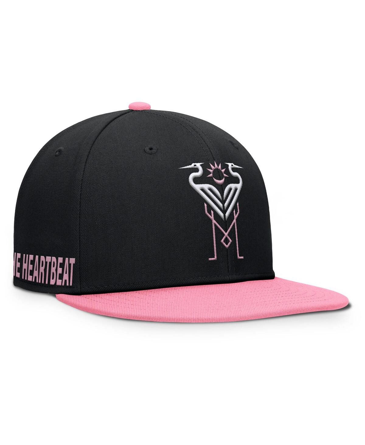 Fanatics Men's Black Inter Miami Cf Sitter Snapback Hat In Black