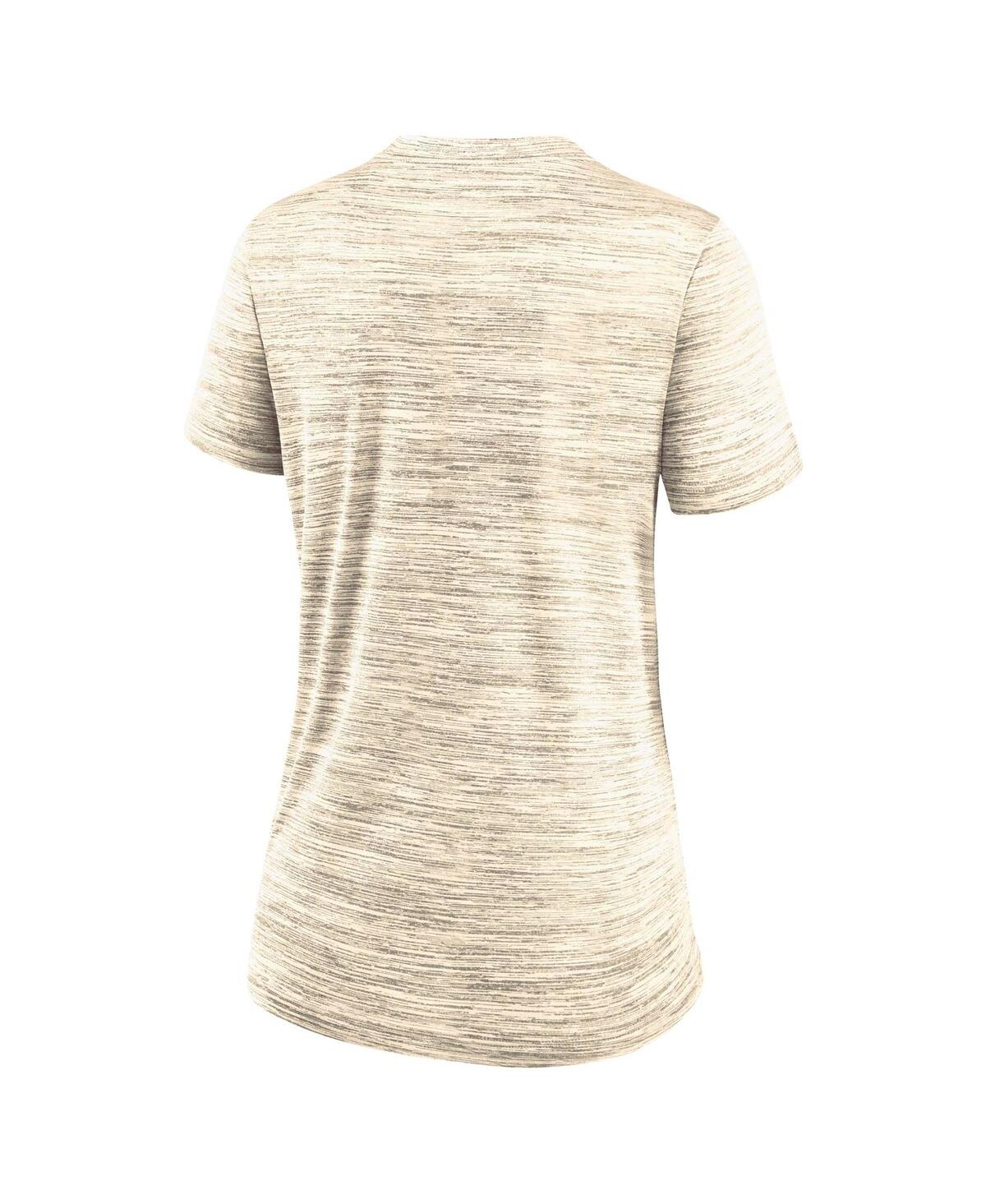 Nike Cream Los Angeles Dodgers Authentic Collection City Connect Velocity Performance T-shirt In Cream