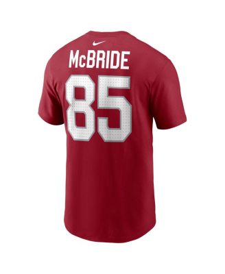 Men's Trey McBride Cardinal Arizona Cardinals Name Number T-Shirt