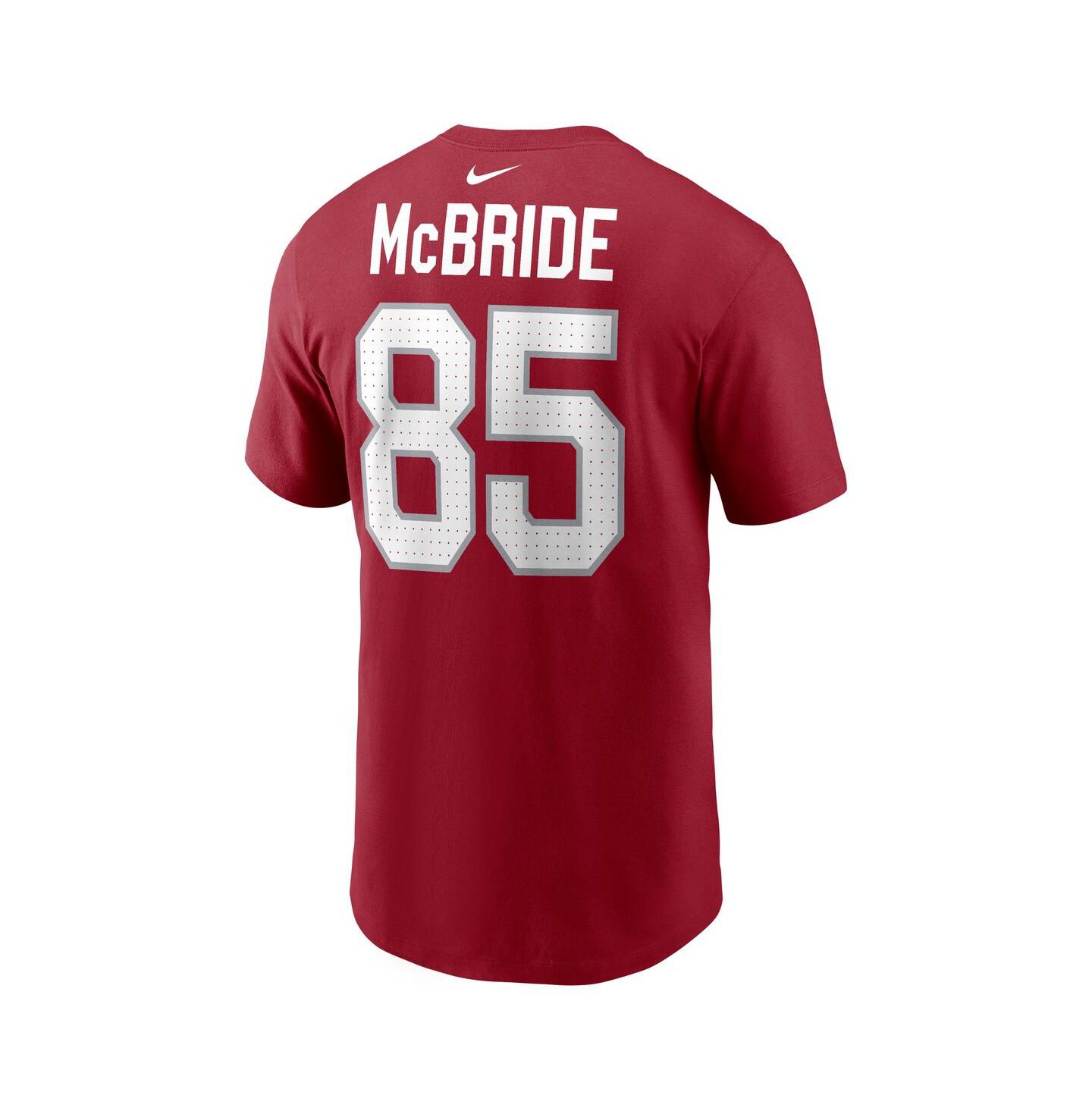 Мужская футболка Nike Trey McBride Cardinal Arizona Cardinals Name & Number — фото 2