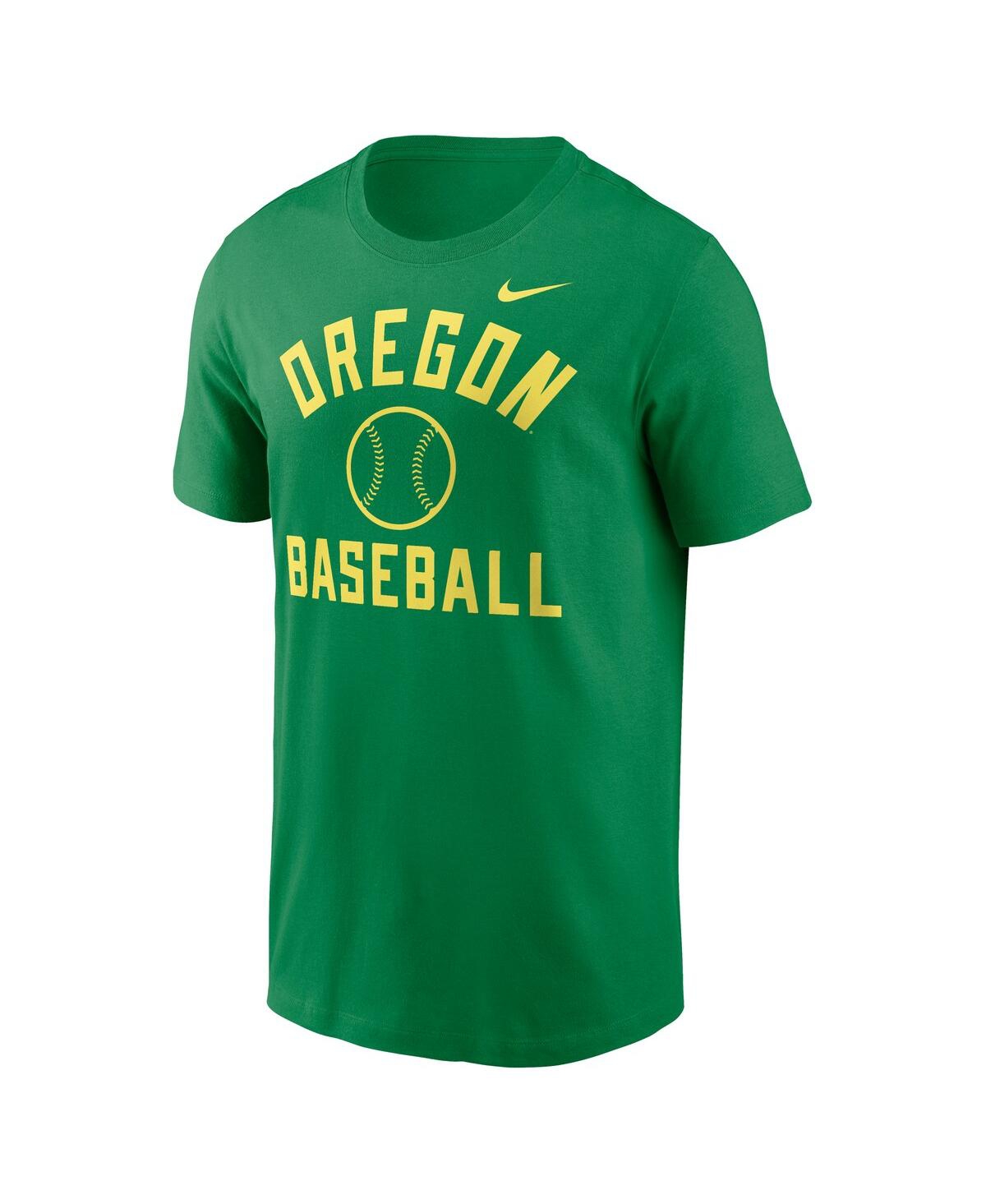 Nike Men's Green Oregon Ducks Essential Baseball Arch T-shirt In Green