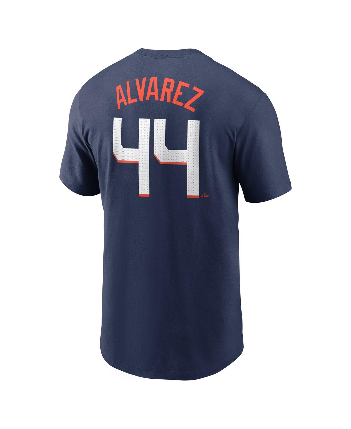 Nike Men's Yordan Alvarez Navy Houston Astros 2025 City Connect Fuse Name Number T-shirt In Blue