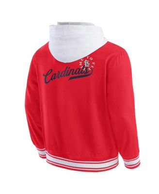 Men's&nbsp;Red St. Louis Cardinals Full-Snap Hooded Jacket