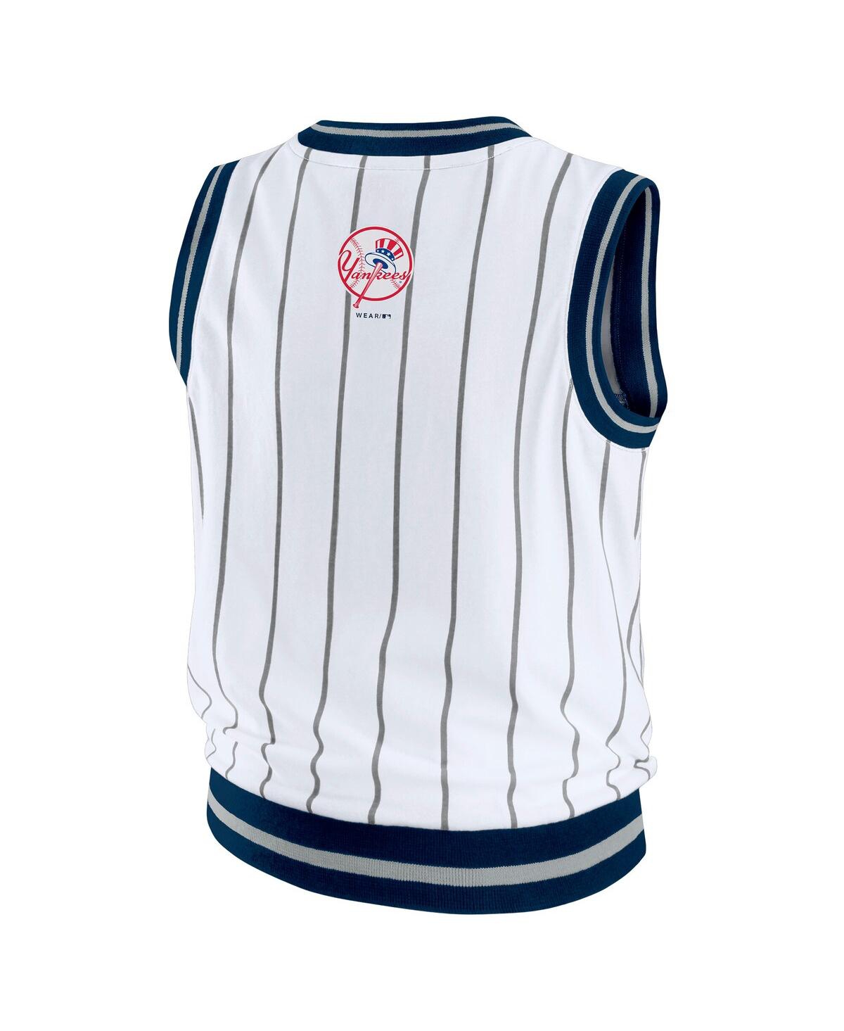 Lids Wear By Erin Andrews Women'sâ White New York Yankees Sporty Tank Top In White